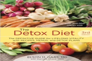 Book cover of The detox diet: the definitive guide for lifelong vitality with recipes, menus, and detox plans by Elson M. Haas Book cover of The detox diet: the definitive guide for lifelong vitality with recipes, menus, and detox plans by Elson M. Haas